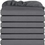 Brushed Microfiber Fitted Sheet - Up To 15 Inches Deep by Utopia Bedding (King / Grey)