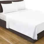 Soft Brushed Microfiber Flat Sheet by Utopia Bedding (Twin / White)